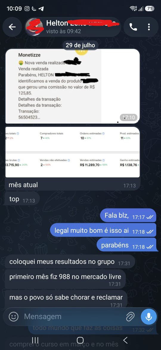 Resultado de aluno 1