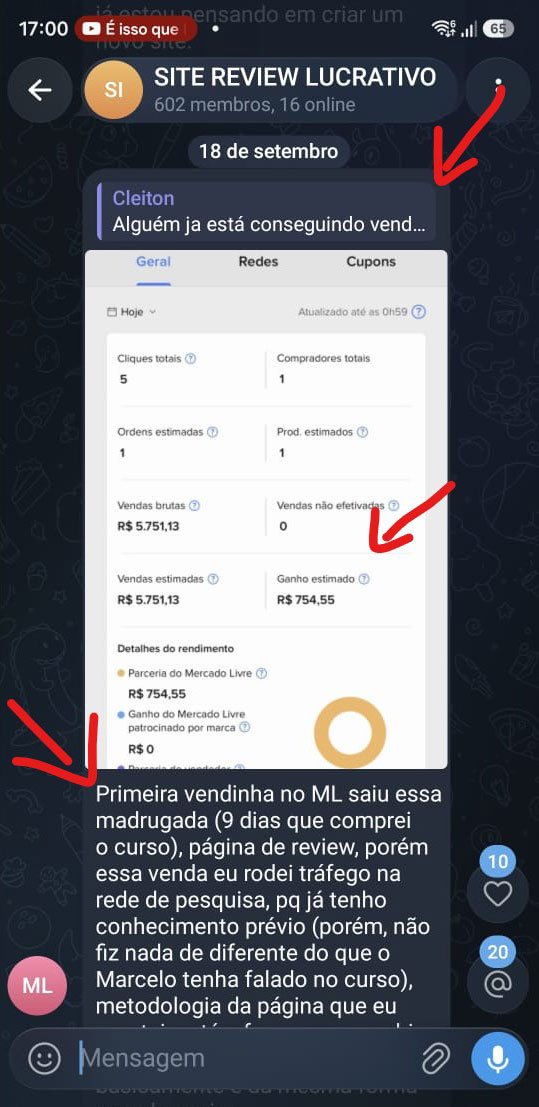 Resultado de aluno 1